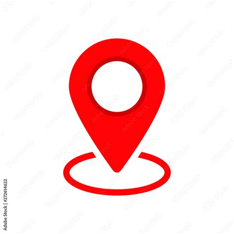 Red maps pin, location marker icon. Location map icon. Location pin ...