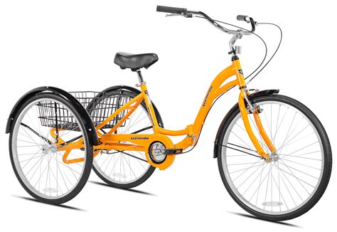 Kent 26" Alameda Folding Adult Trike, Yellow - Walmart.com