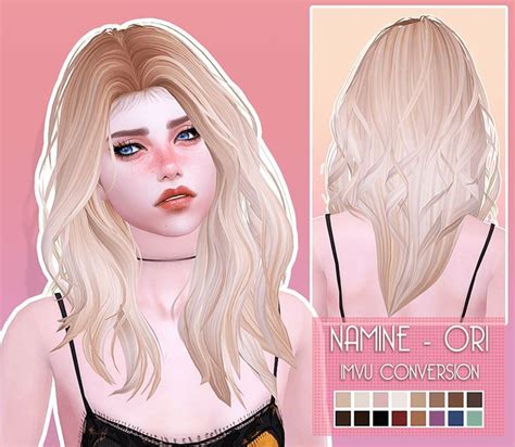 Down With Patreon - The Sims 4 Patreon Namine Hair | Sims hair, Sims ...