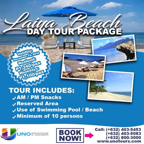 Getaway Promo featuring the beautiful Laiya, Batangas beach! Avail of ...