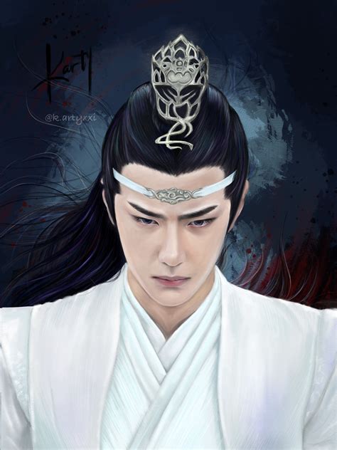 ArtStation - Wang Yibo - Lan Zhan fanart