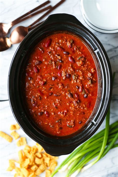 Easy Slow Cooker Chili - Damn Delicious | Recipe | Slow cooker chili ...