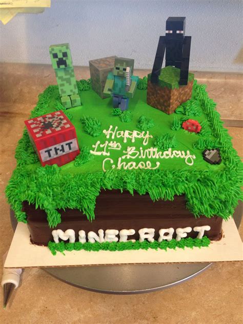 Another Minecraft cake! | My Cakes and Things | Pinterest | Birthdays ...