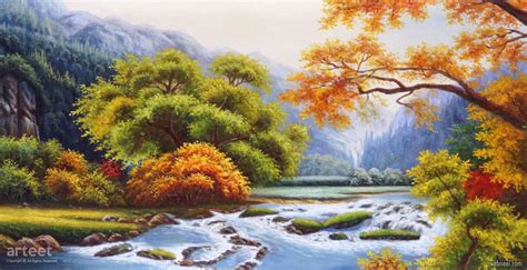 20 Beautiful Landscape Oil Paintings and art works from top Artists