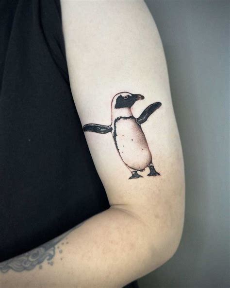 Penguin Wrist Tattoo