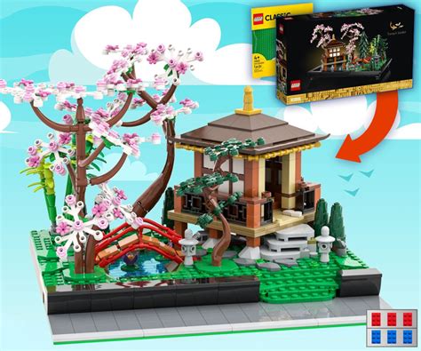 LEGO MOC Modular Tranquil Garden by benbuildslego | Rebrickable - Build ...