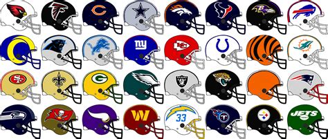 2023 NFL Team Helmets by Chenglor55 on DeviantArt