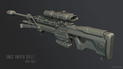 Sniper Rifle [Halo Reach] [WIP] — polycount