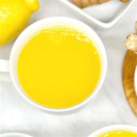 The Best Fresh Turmeric Ginger and Lemon Tea Recipe - Daily Tea Time