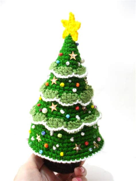 Crochet Christmas Tree Pattern Crocheted Tree Pattern - Etsy