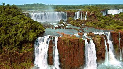 Wallpaper : nature, landscape, waterfall, Iguazu Falls, Argentina ...