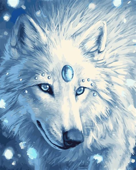 White Wolf Anime / Anime White Wolf Pup With Wings | Wallpapers Gallery ...