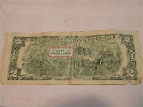 1995 Misprinted (2) Two Dollar Bill - Circulated