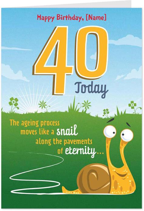 Funny 40Th Birthday Messages For Him : Funny 40th birthday wishes for a ...