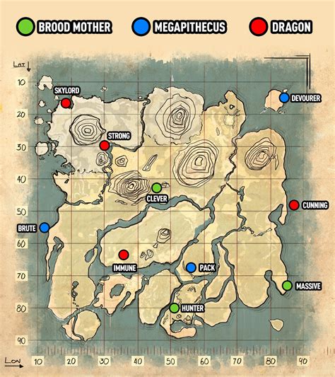 I made this simple map of the Island caves and artifact locations to ...