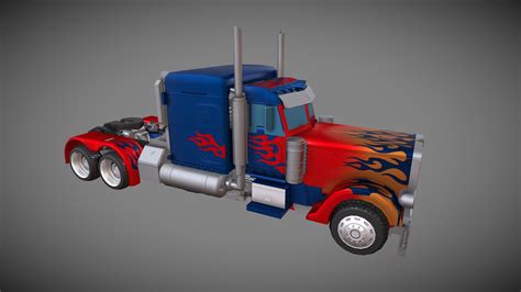 Optimus Prime (Truck Form) - Buy Royalty Free 3D model by FabStarbolt ...