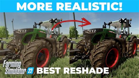 Realistic! Best Reshade Shader for Farming Simulator 22 4k - YouTube