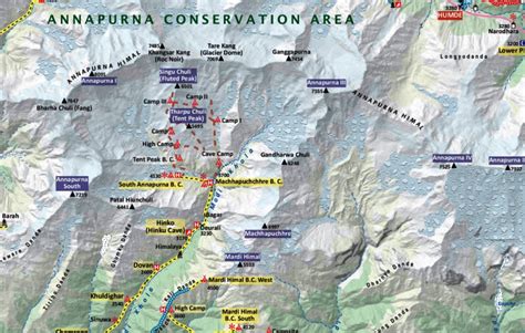 Annapurna Circuit Trek Map - Third Rock Adventures