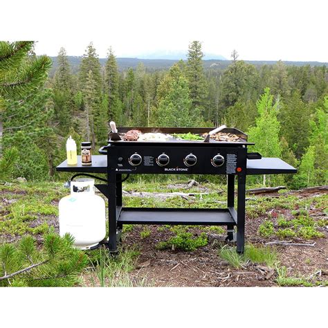 Blackstone 1554 Cooking 4 Burner Flat Top Gas Grill Propane Fuelled ...