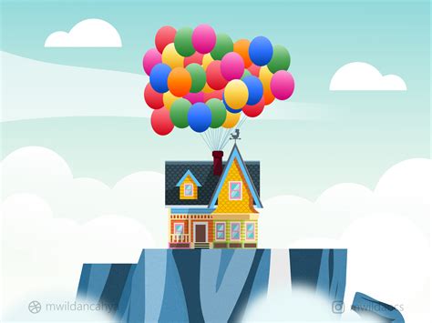 Paradise Falls - Up House by M Wildan Cahya Syarief on Dribbble