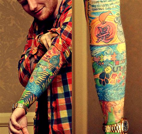 ed sheeran sleeve tattoo | Ed sheeran tattoo, Ed sheeran, Ed sheeran love