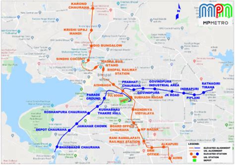 Bhopal Metro: Cost, route, stations list