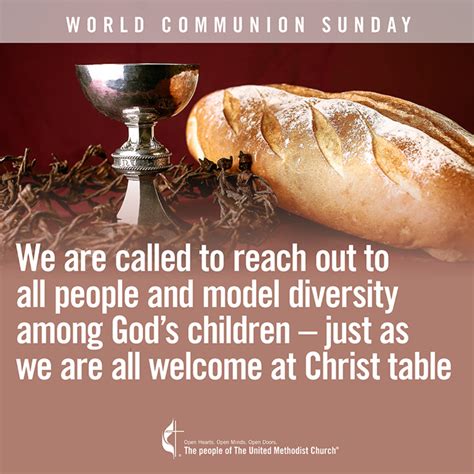 World Communion Sunday Is October 1st - Wisconsin Conference of the UMC