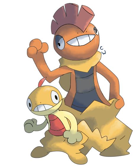 Scraggy Evolution Line by CherubimonX on DeviantArt