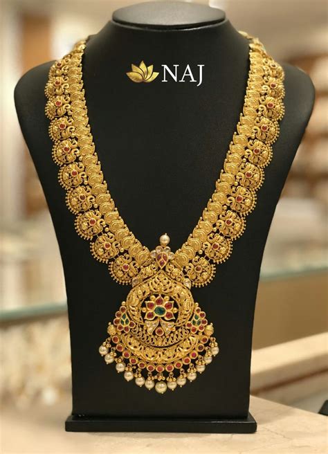 21 Most Beautiful Traditional Gold Necklace & Haram Designs! • South ...