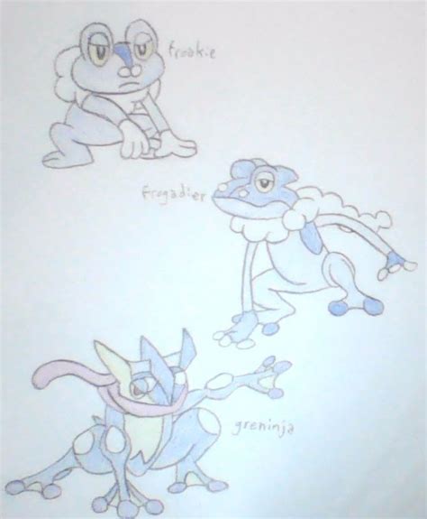 Froakie evolution by TabthTheCat3778 on DeviantArt