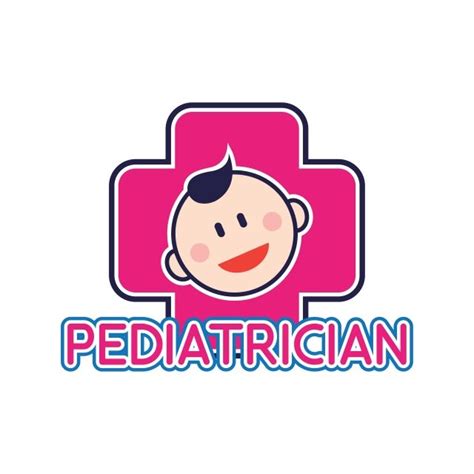 Pediatrician Logo For Doctor Or Clinic Vector Illustration PNG Images ...