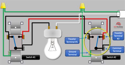 3-Way Switch Wiring Explained - MEP Academy