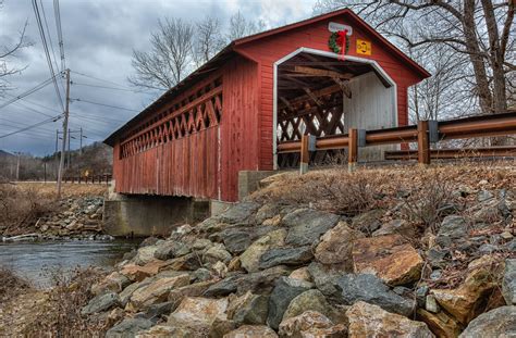 One Drive, Five Vermont Covered Bridges | Covered bridges, Vermont ...