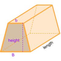 Volume of Trapezoidal Prism - calculator