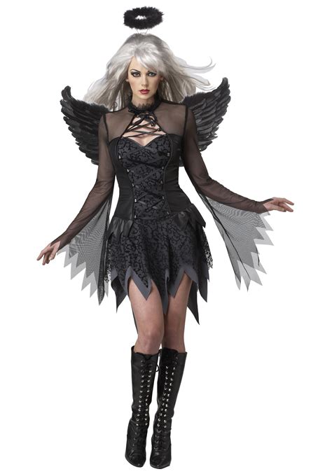 Plus Size Women's Sultry Fallen Angel Costume | Religious Costumes