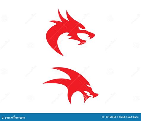 Dragon symbol illustration stock illustration. Illustration of ...