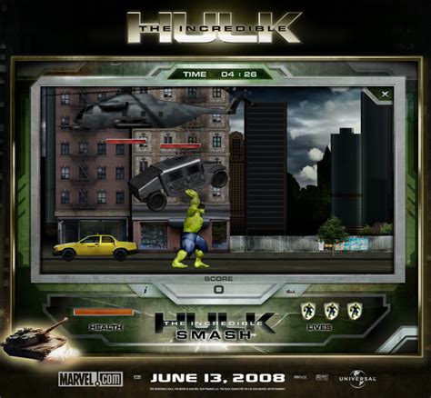 The Incredible Hulk - Play Online on Flash Museum 🕹️