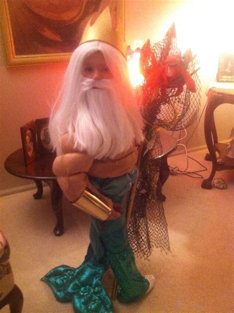 Christians "King Triton" costume for 4th Halloween | König triton ...