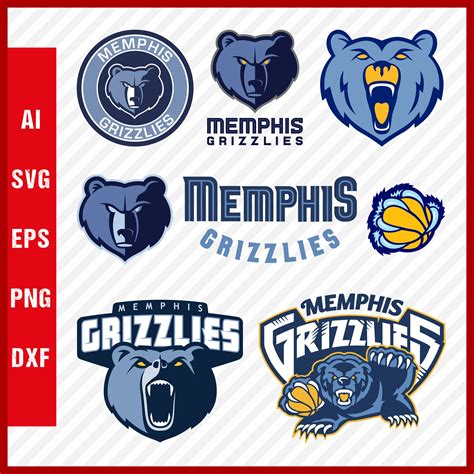 Memphis Grizzlies Logo SVG - Memphis Grizzlies Cut Files - Inspire Uplift