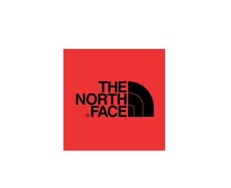 The North Face Brand Symbol Logo Red And Black Clothes Design Icon ...