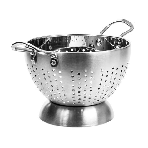 High Quality Stainless Steel Deep Colander / Strainer With Handle - 5 ...