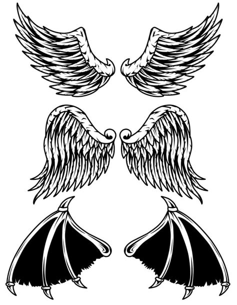 Demon Wings Vector Art, Icons, and Graphics for Free Download