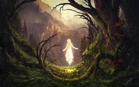 HD wallpaper: Fantasy, Fairy, Forest | Wallpaper Flare