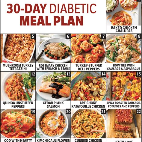 Our 30-Day Diabetic Meal Plan (with a PDF!) I Taste of Home