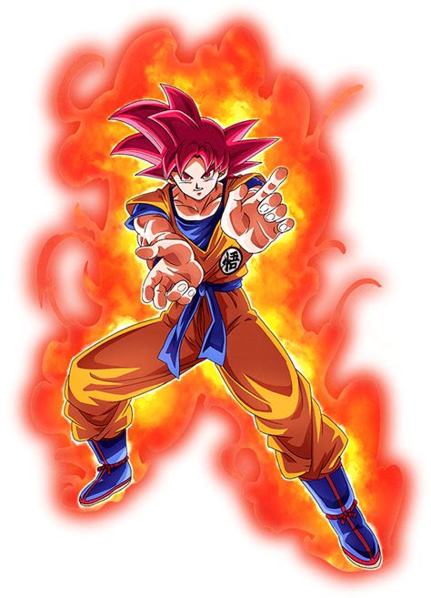 Goku Super Saiyan God render 4 [Dokkan Battle] by Maxiuchiha22 on ...