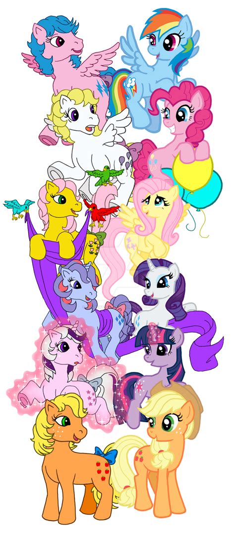 G1 with characters from other MLP gens. on G1-My-Little-Pony - DeviantArt