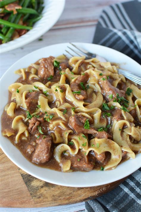 Crock Pot Beef With Noodles Recipe