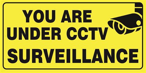 Buy YOU ARE UNDER CCTV SURVEILLANCE (SIZE 12x4inch) Online @ ₹199 from ...