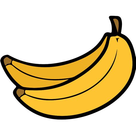 Yellow Bananas clip art - vector clip art online, royalty free ...