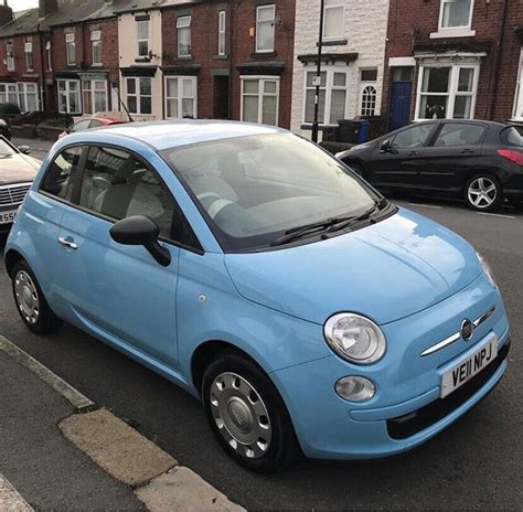 Baby Blue fiat 500 - Great condition | in Wisbech, Cambridgeshire | Gumtree